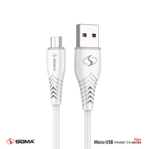 Flex Micro Cable - 2.4A Auto Disconnect - C4 - Black