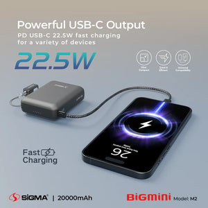 SiGMA M-2 Big Mini Power Bank 20000mAh