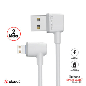 Ninety Cable Lighting For iPhone Auto Disconnect C2