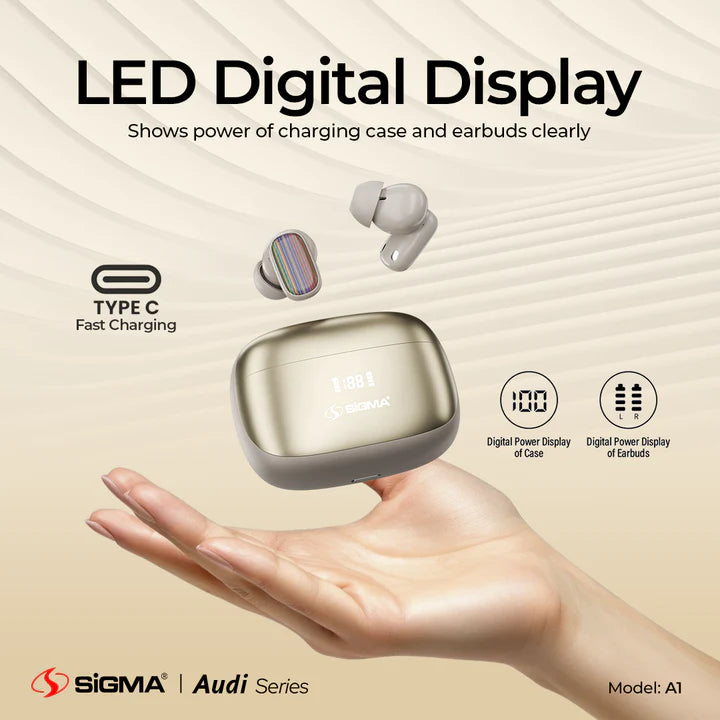 SiGMA Wireless Earbuds A-1 ANC+ENC