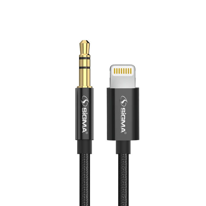 Sigma Lightning to 3.5mm audio cables AUX-03