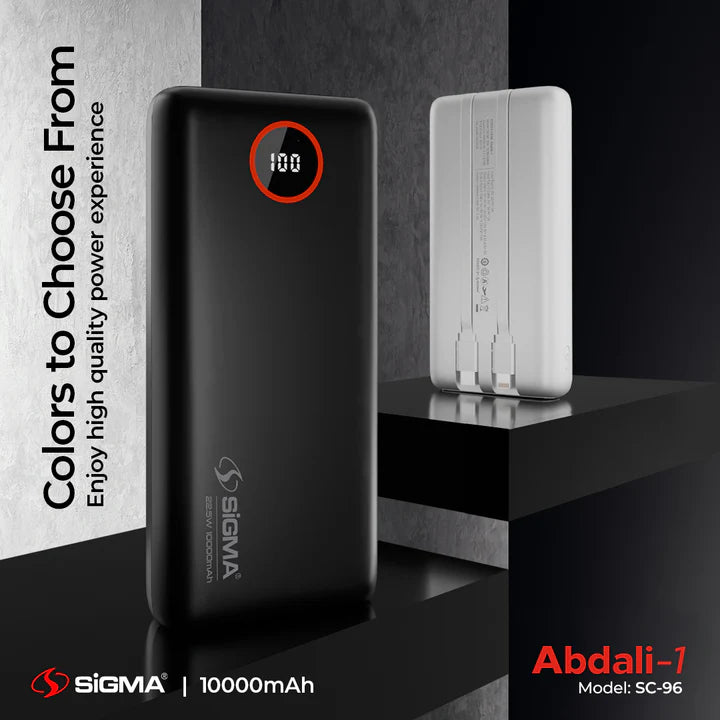 SiGMA ABDALI-1 (2in1) POWER BANK 10000 mAh SC-96