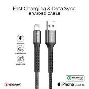 Braided cable C6-Lightning Box