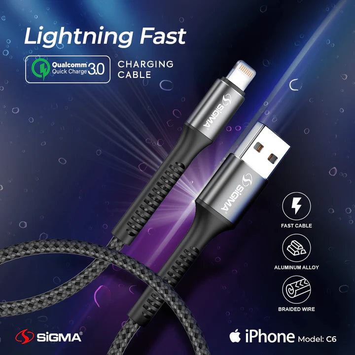 Braided cable C6-Lightning Box