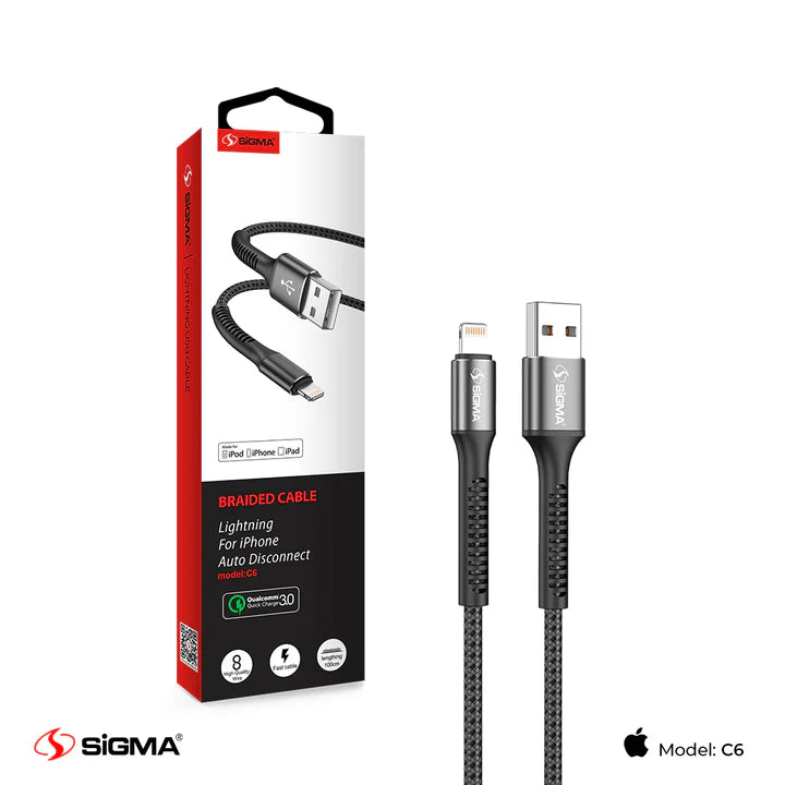 Braided cable C6-Lightning Box