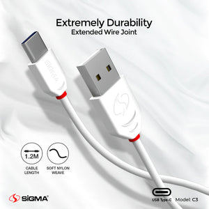 HIGH SPEED C3 CABLE 2.4A (Type-C)