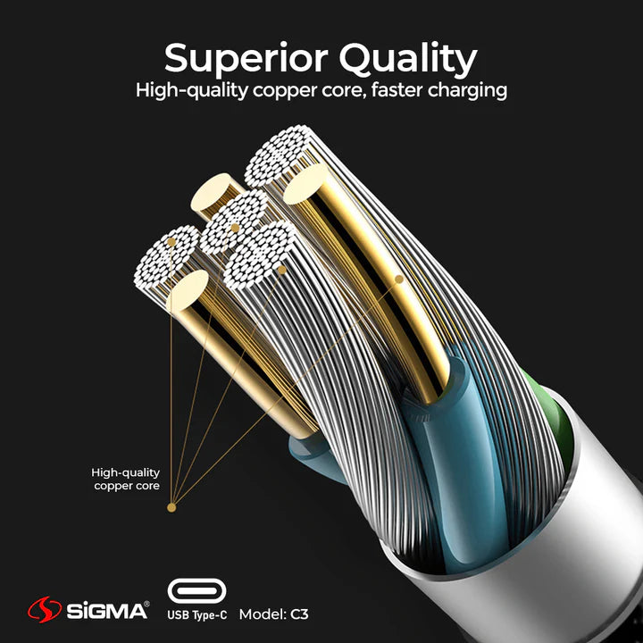 HIGH SPEED C3 CABLE 2.4A (Type-C)