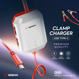 Sigma Clip Charger with 2DC Clamps Clip-1 (TYPE-C)
