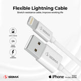 Easy Series Rapid Charging 2A Cable – Lightning (iPhone)