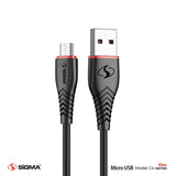Flex Micro Cable - 2.4A Auto Disconnect - C4 - Black