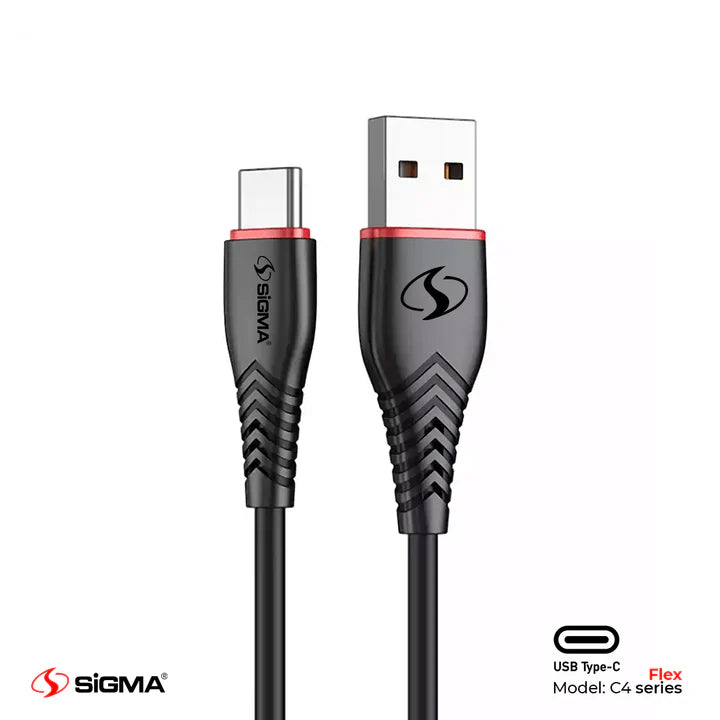Flex Type-C Cable - 2.4A Auto Disconnect - C4