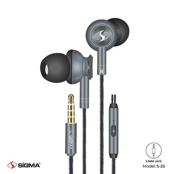 Groove Earphones High Quality S-25