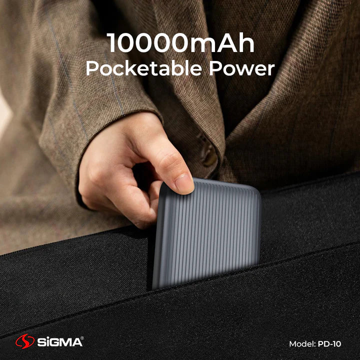 SIGMA PD-10 10,000 mAh 4 IN 1 Power Bank