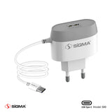 Sigma S10 Built-in Type-C Cable Charger