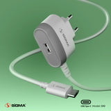 Sigma S10 Built-in Type-C Cable Charger