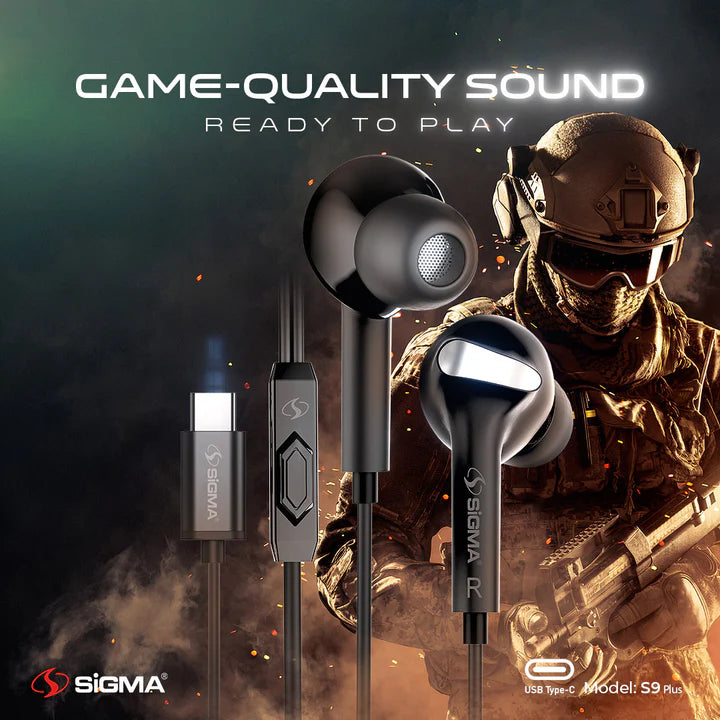 Sigma Earphones S9 Plus (Type-C)