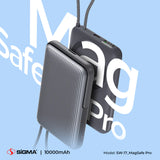 Sigma Wireless Power Bank 10000mAh SW-17 MagSafe Pro