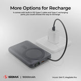 Sigma Wireless Power Bank 10000mAh SW-17 MagSafe Pro