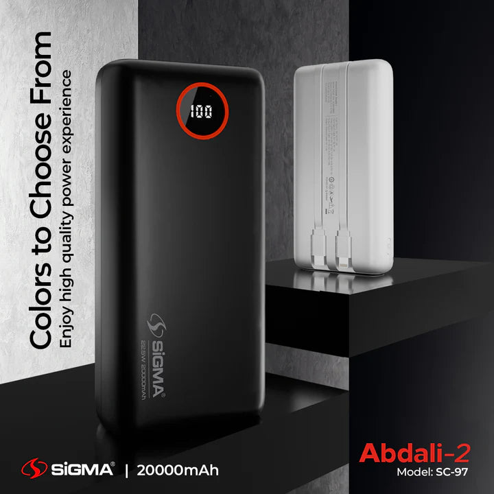 SiGMA ABDALI-2 (2in1) POWER BANK 20000 mAh SC-97