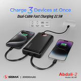 SiGMA ABDALI-2 (2in1) POWER BANK 20000 mAh SC-97