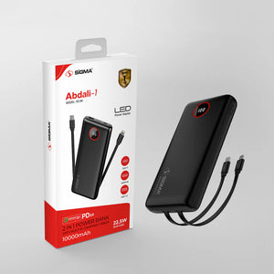 SiGMA ABDALI-1 (2in1) POWER BANK 10000 mAh SC-96