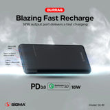 Sigma Burraq Power Bank 10000mAh SC-91