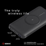 Sigma Wireless Power Bank 10000mAh SW-15