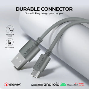 Turbo Micro Cable 2.4A Auto Disconnect - TC-1