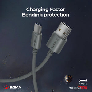 Turbo Type-C Cable 2.4A Auto Disconnect - TC-2