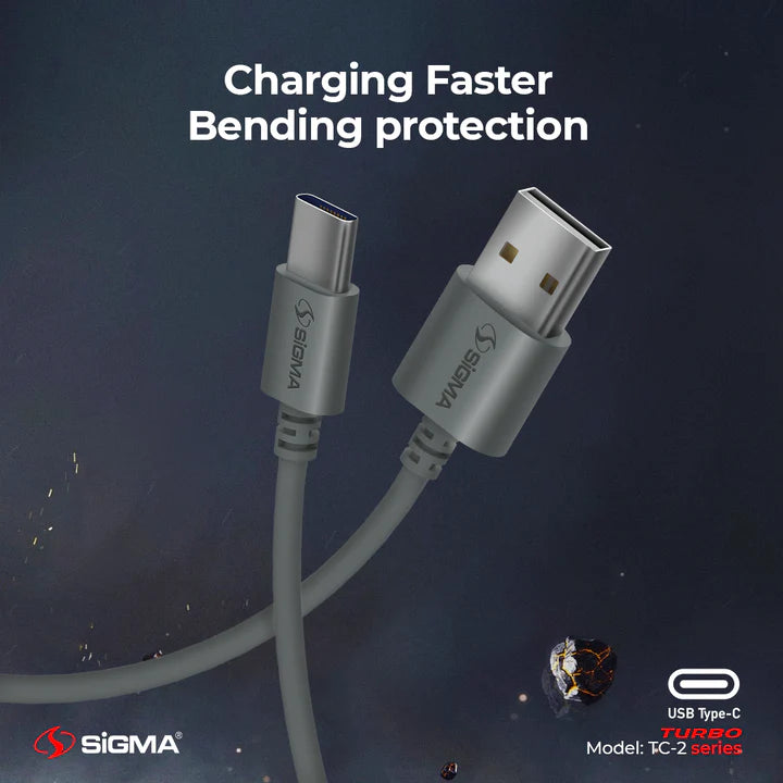 Turbo Type-C Cable 2.4A Auto Disconnect - TC-2