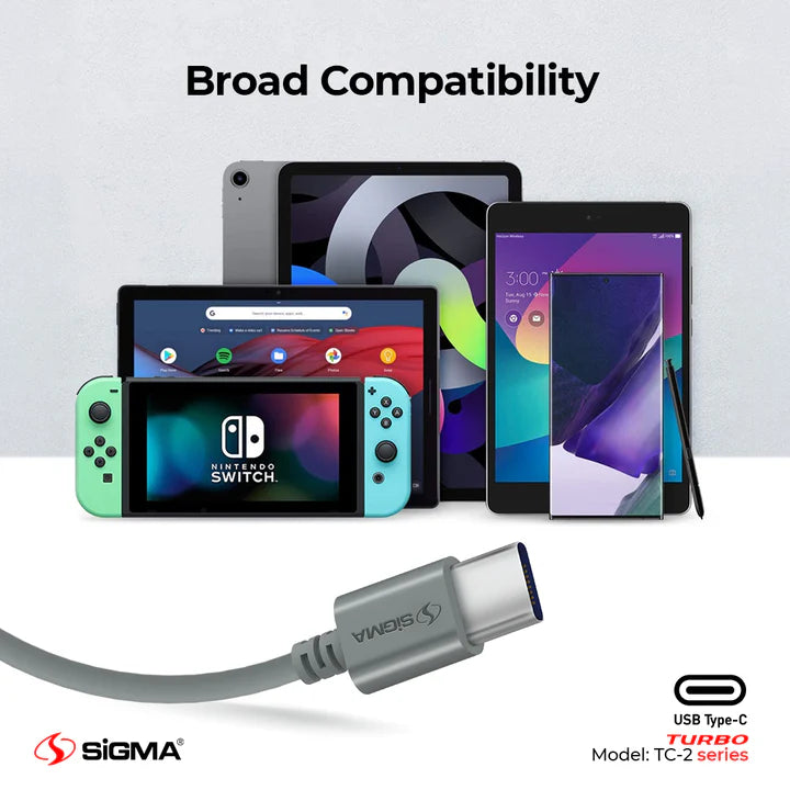 Turbo Type-C Cable 2.4A Auto Disconnect - TC-2