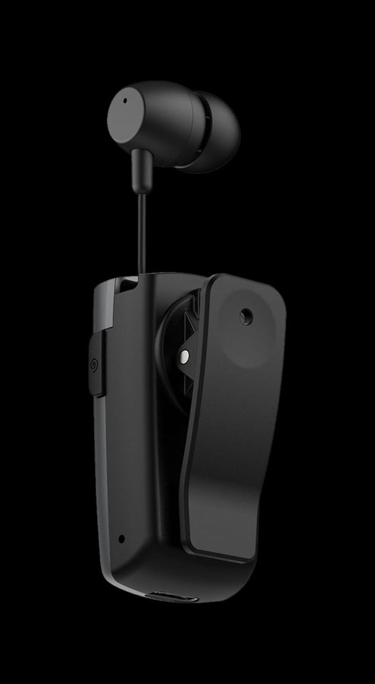 FASTER R12 Pro Retractable Bluetooth Headset Clip-on Earbuds
