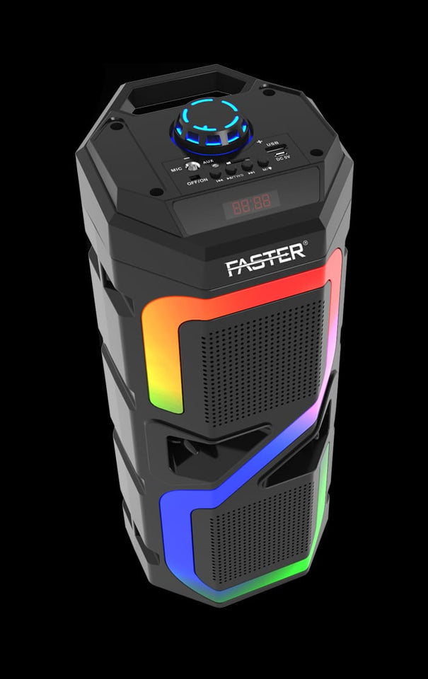 FASTER Rainbow 7 Powerful Bass Wireless Speaker
