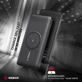 Sigma Wireless Power Bank 10000mAh SW-15